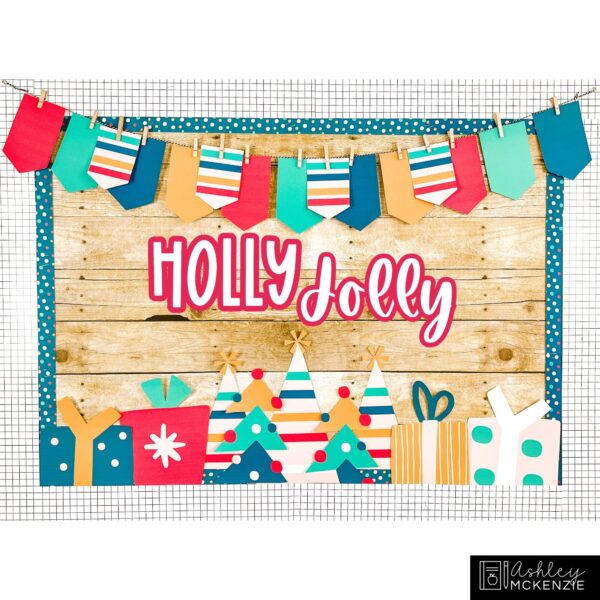 Festive Christmas Bulletin Board Kit Festive Christmas Bulletin Board Kit