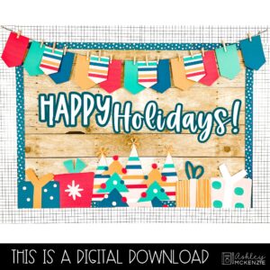 Festive Christmas Bulletin Board Kit