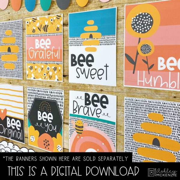 Honey Bee Classroom Decor | Classroom Posters - Editable! Honey Bee Classroom Decor | Classroom Posters - Editable!
