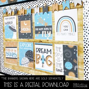 Space Classroom Decor | Classroom Posters – Editable! Space Classroom Decor | Classroom Posters - Editable!