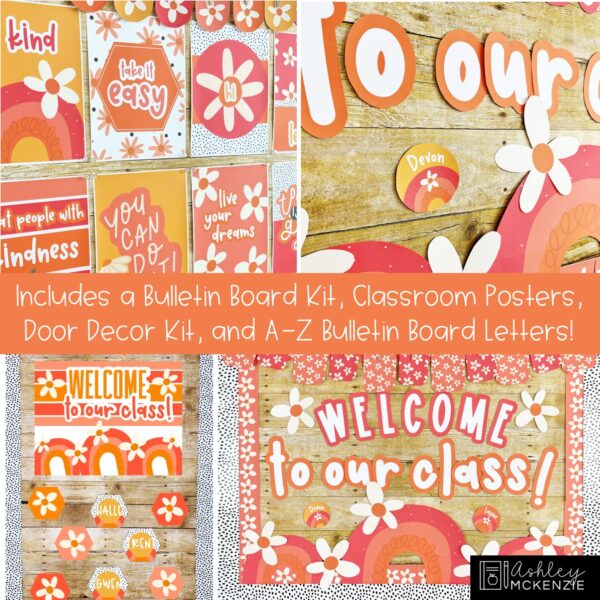 Daisy Dreams Bulletin Board, Posters, A-Z Letters, and Door Decor Bundle Daisy Dreams Bulletin Board, Posters, A-Z Letters, and Door Decor Bundle
