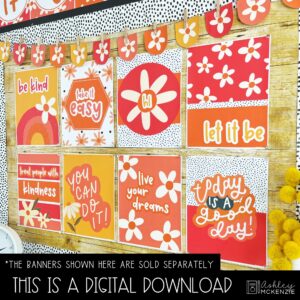 Daisy Dreams Bulletin Board, Posters, A-Z Letters, and Door Decor  Bundle