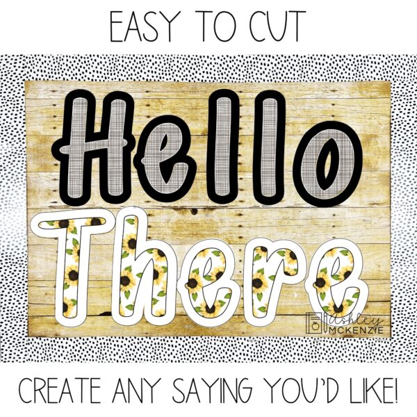 Fall Sunflowers Primary Font A-Z Bulletin Board Letters, Punctuation, and Numbers Fall Sunflowers Primary Font A-Z Bulletin Board Letters, Punctuation, and Numbers