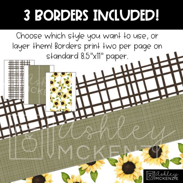 Fall Sunflowers Classroom Decor | Classroom Posters - Editable! Fall Sunflowers Classroom Decor | Classroom Posters - Editable!