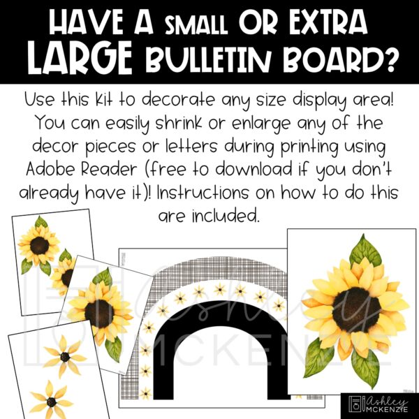 Fall Sunflowers Bulletin Board Kit Fall Sunflowers Bulletin Board Kit