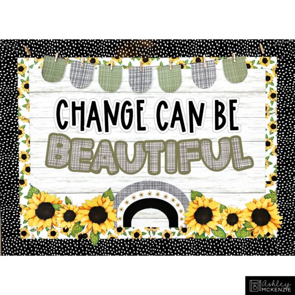 Fall Sunflowers Bulletin Board Kit Fall Sunflowers Bulletin Board Kit
