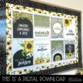 Fall Sunflowers Classroom Decor | Classroom Posters - Editable!