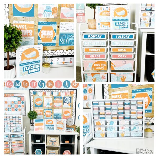 Boho Ocean Classroom Decor Bundle Boho Ocean Classroom Decor Bundle