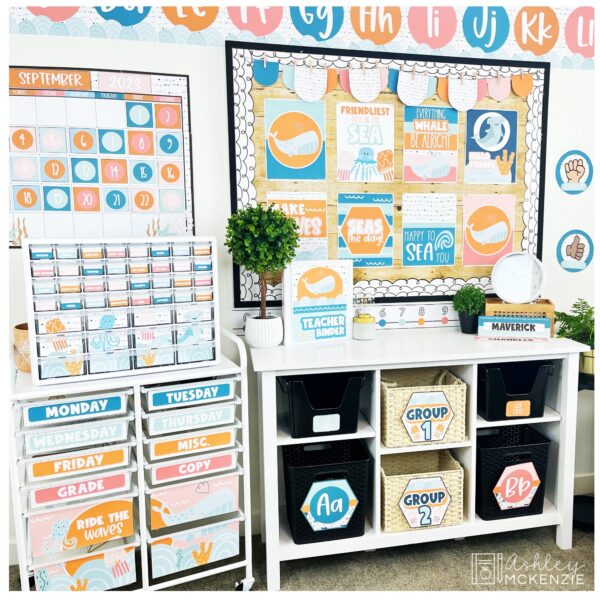 Boho Ocean Classroom Decor Bundle Boho Ocean Classroom Decor Bundle