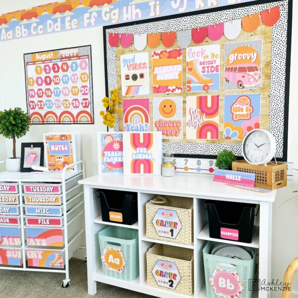 Retro Vibes Classroom Decor Bundle Retro Vibes Classroom Decor Bundle
