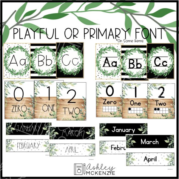 Modern Farmhouse Classroom Decor Bundle Modern Farmhouse Classroom Decor Bundle
