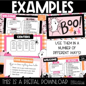 Halloween Boo Street Google Slides and PowerPoint Templates