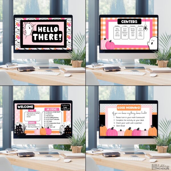 Halloween Boo Street Google Slides and PowerPoint Templates Halloween Boo Street Google Slides and PowerPoint Templates