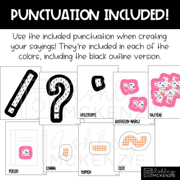 Halloween Boo Street A-Z Bulletin Board Letters, Punctuation, and Numbers Halloween Boo Street A-Z Bulletin Board Letters, Punctuation, and Numbers