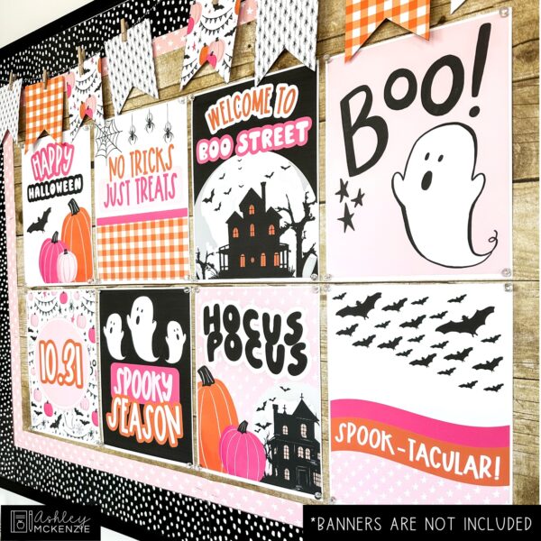 Halloween Boo Street Classroom Decor | Classroom Posters - Editable! Halloween Boo Street Classroom Decor | Classroom Posters - Editable!