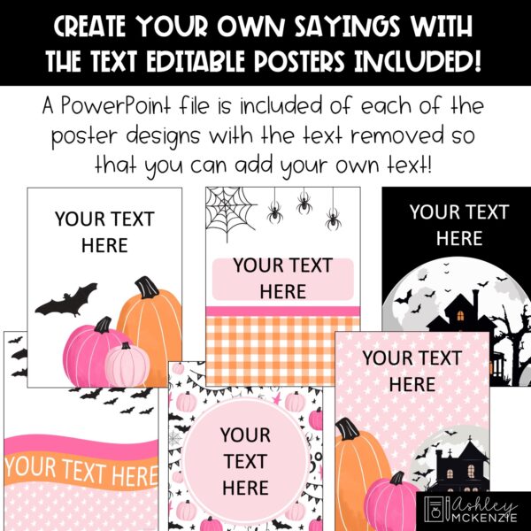Halloween Boo Street Classroom Decor | Classroom Posters - Editable! Halloween Boo Street Classroom Decor | Classroom Posters - Editable!