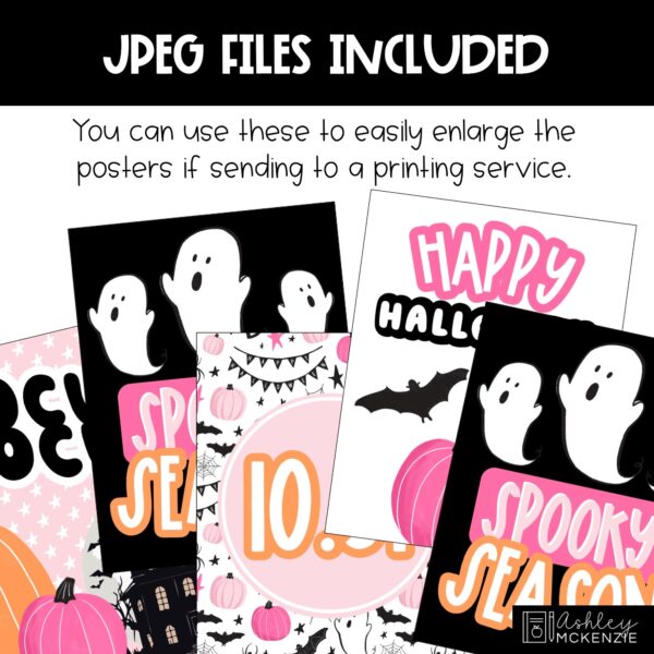 Halloween Boo Street Classroom Decor | Classroom Posters - Editable! Halloween Boo Street Classroom Decor | Classroom Posters - Editable!