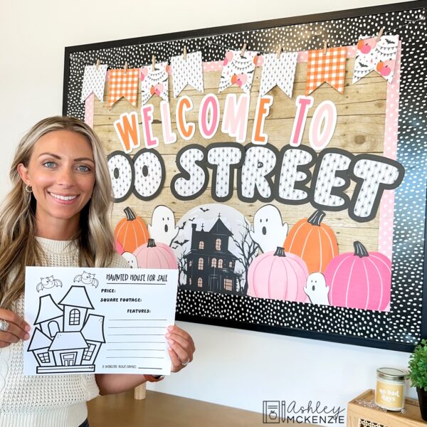 Halloween Boo Street Bulletin Board, Posters, A-Z Letters, and Google Slides Templates Bundle Halloween Boo Street Bulletin Board, Posters, A-Z Letters, and Google Slides Templates Bundle