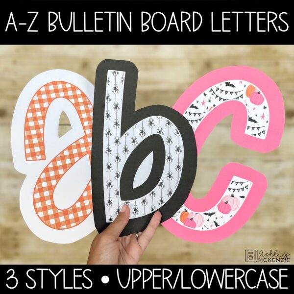 Halloween Boo Street Bulletin Board, Posters, A-Z Letters, and Google Slides Templates Bundle Halloween Boo Street Bulletin Board, Posters, A-Z Letters, and Google Slides Templates Bundle