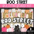 Halloween Boo Street Bulletin Board Kit