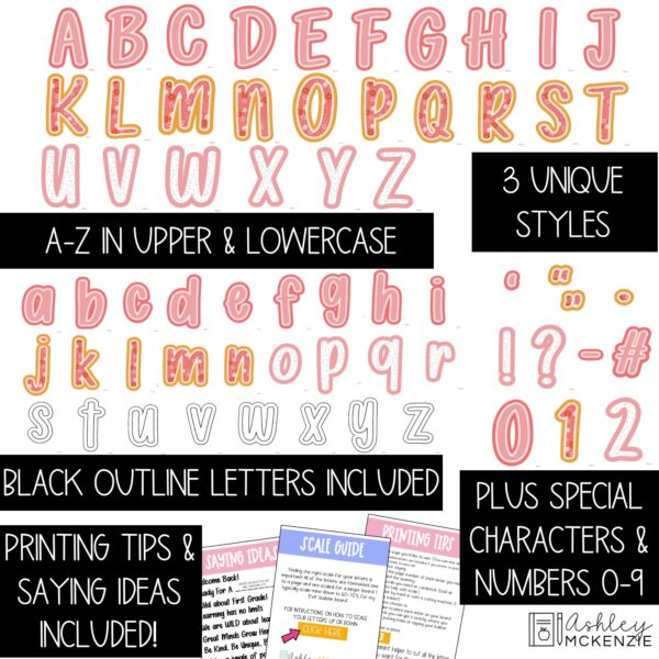 Cozy Thanksgiving Primary Font A-Z Bulletin Board Letters, Punctuation, and Numbers Cozy Thanksgiving Primary Font A-Z Bulletin Board Letters, Punctuation, and Numbers