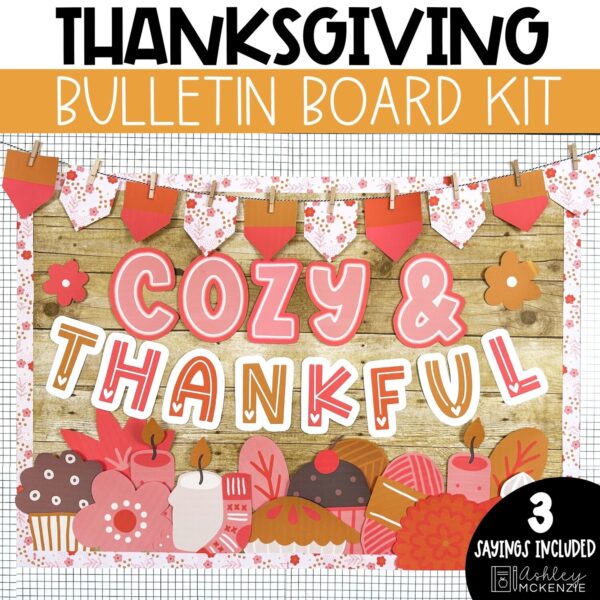 Cozy Thanksgiving Bulletin Board Kit