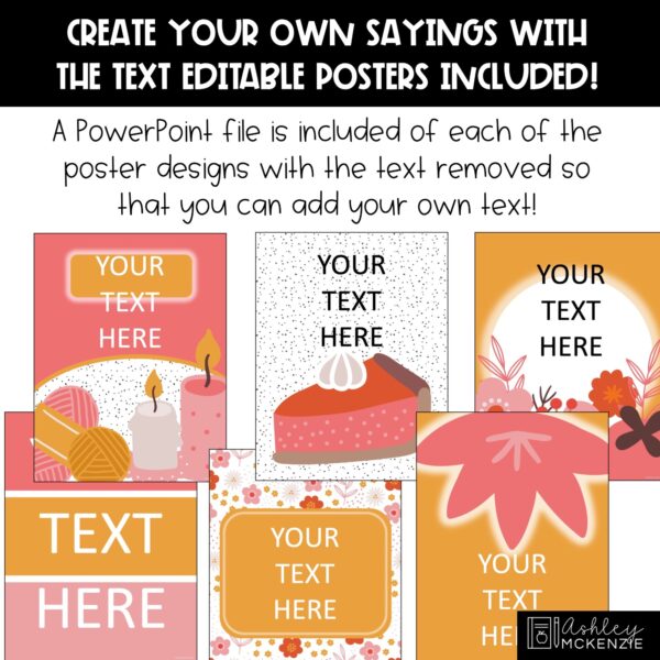 Cozy Thanksgiving Classroom Decor | Classroom Posters - Editable! Cozy Thanksgiving Classroom Decor | Classroom Posters - Editable!