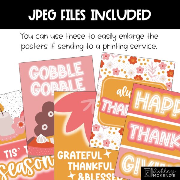 Cozy Thanksgiving Classroom Decor | Classroom Posters - Editable! Cozy Thanksgiving Classroom Decor | Classroom Posters - Editable!