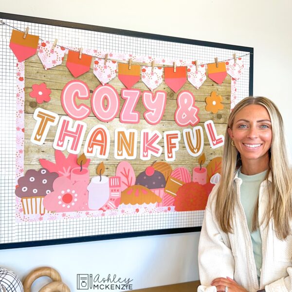 Cozy Thanksgiving Bulletin Board, Posters, A-Z Letters, and Google Slides Templates Bundle Cozy Thanksgiving Bulletin Board, Posters, A-Z Letters, and Google Slides Templates Bundle