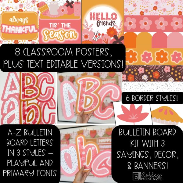 Cozy Thanksgiving Bulletin Board, Posters, A-Z Letters, and Google Slides Templates Bundle Cozy Thanksgiving Bulletin Board, Posters, A-Z Letters, and Google Slides Templates Bundle