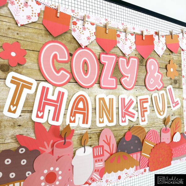 Cozy Thanksgiving Bulletin Board, Posters, A-Z Letters, and Google Slides Templates Bundle Cozy Thanksgiving Bulletin Board, Posters, A-Z Letters, and Google Slides Templates Bundle