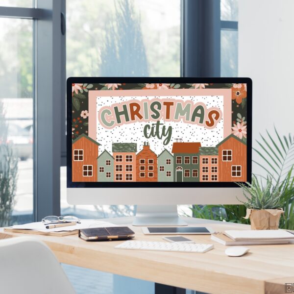 Christmas City Google Slides and PowerPoint Templates Christmas City Google Slides and PowerPoint Templates