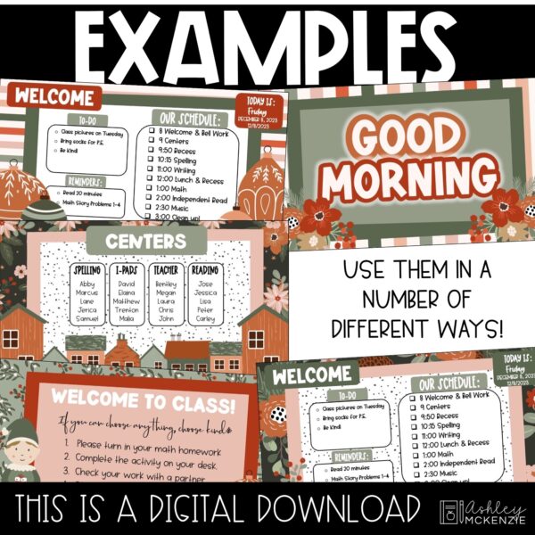Christmas City Google Slides and PowerPoint Templates Christmas City Google Slides and PowerPoint Templates
