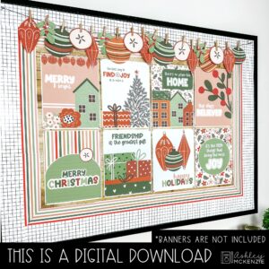 Christmas City Classroom Decor | Classroom Posters - Editable!