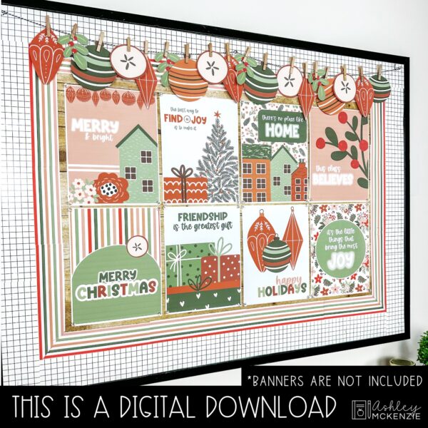 Christmas City Classroom Decor | Classroom Posters - Editable! Christmas City Classroom Decor | Classroom Posters - Editable!