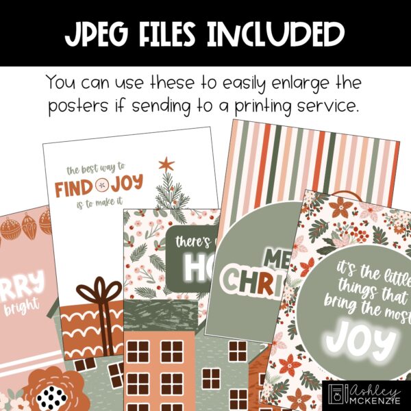 Christmas City Classroom Decor | Classroom Posters - Editable! Christmas City Classroom Decor | Classroom Posters - Editable!
