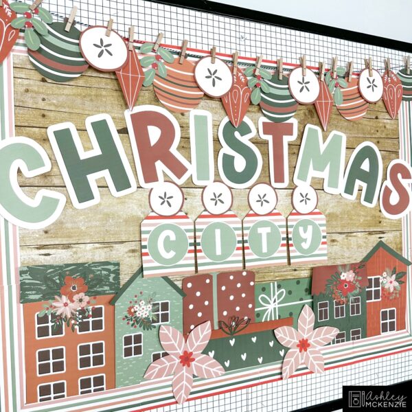 Christmas City Bulletin Board Kit Christmas City Bulletin Board Kit