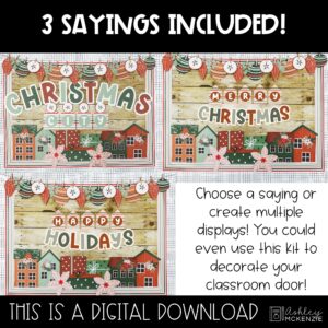 Christmas City Bulletin Board Kit Christmas City Bulletin Board Kit