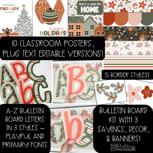 Christmas City Bulletin Board, Posters, A-Z Letters, and Google Slides Templates Bundle Christmas City Bulletin Board, Posters, A-Z Letters, and Google Slides Templates Bundle