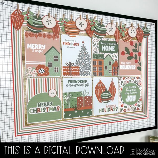 Christmas City Bulletin Board, Posters, A-Z Letters, and Google Slides Templates Bundle Christmas City Bulletin Board, Posters, A-Z Letters, and Google Slides Templates Bundle