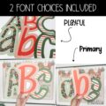 Christmas City Bulletin Board, Posters, A-Z Letters, and Google Slides Templates Bundle