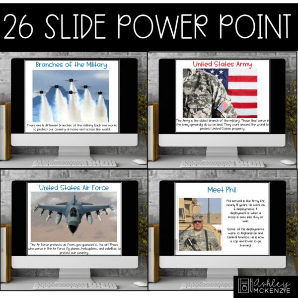 Veterans Day Classroom Activities, PowerPoint Lesson & Activities Pack Veterans Day Classroom Activities, PowerPoint Lesson & Activities Pack