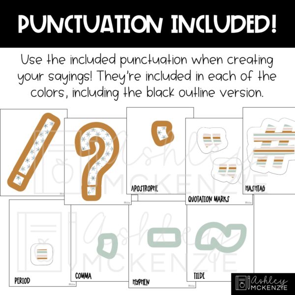 Winter Chill A-Z Bulletin Board Letters, Punctuation, and Numbers Winter Chill A-Z Bulletin Board Letters, Punctuation, and Numbers