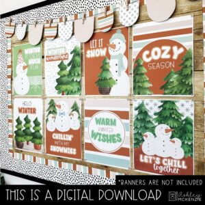 Winter Chill Classroom Decor | Classroom Posters – Editable! Winter Chill Classroom Decor | Classroom Posters - Editable!
