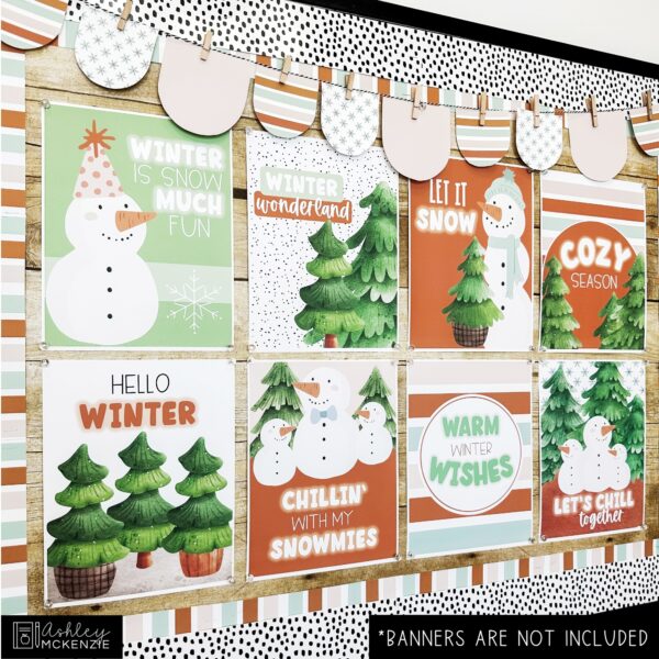Winter Chill Classroom Decor | Classroom Posters - Editable! Winter Chill Classroom Decor | Classroom Posters - Editable!
