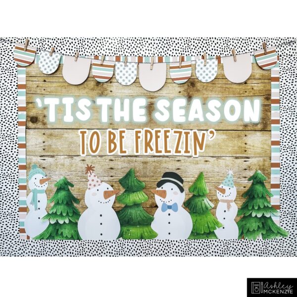 Winter Chill Bulletin Board Kit Winter Chill Bulletin Board Kit