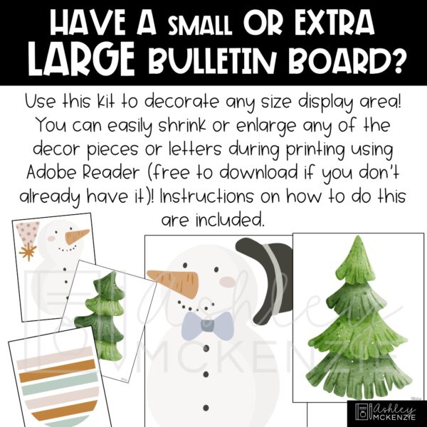 Winter Chill Bulletin Board Kit Winter Chill Bulletin Board Kit