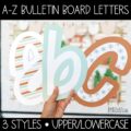 Winter Chill Bulletin Board, Posters, A-Z Letters, and Google Slides Templates Bundle - Seasonal Classroom Decor