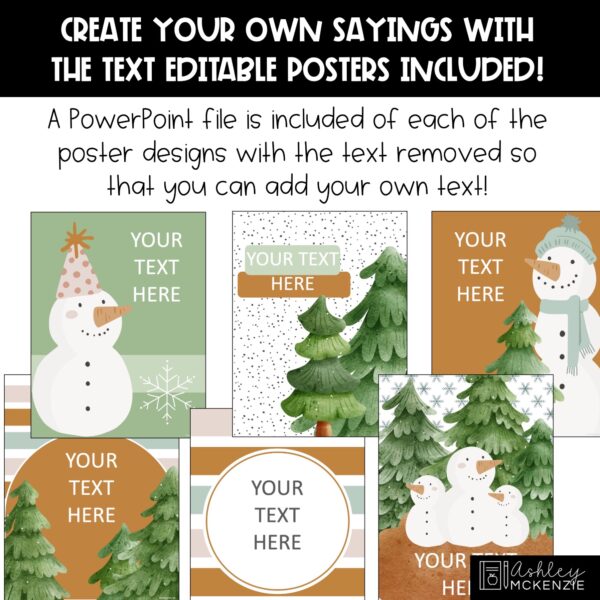 Winter Chill Classroom Decor | Classroom Posters - Editable! Winter Chill Classroom Decor | Classroom Posters - Editable!