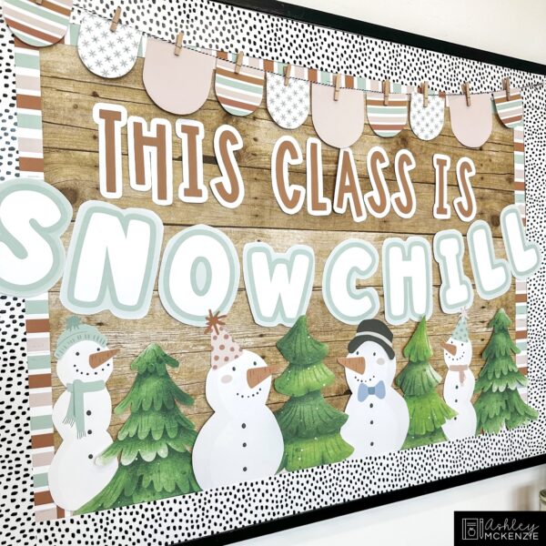 Winter Chill Bulletin Board Kit Winter Chill Bulletin Board Kit